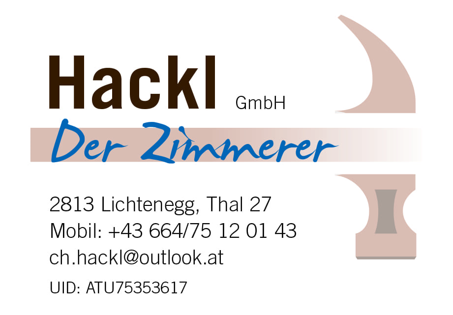 Hackl – Der Zimmerer GmbH - Logo